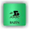 Cedule bazén – plast (piktogram)