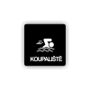 Cedule koupaliště | Piktogram (čtverec)