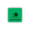 Cedule koupaliště | Piktogram (čtverec)