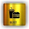 Cedule bufet – plast (piktogram)