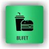 Cedule bufet – plast (piktogram)