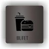 Cedule bufet – plast (piktogram)