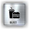 Cedule bufet – plast (piktogram)