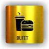 Cedule bufet – plast (piktogram)