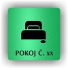 Piktogram - POKOJ Č. XXXX (ČÍSLO)