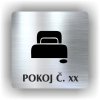 Piktogram - POKOJ Č. XXXX (ČÍSLO)