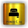 Piktogram - POKOJ Č. XXXX (ČÍSLO)