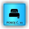 Piktogram - POKOJ Č. XXXX (ČÍSLO)