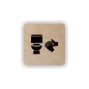 Cedule wc | Piktogram (čtverec)