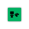 Cedule wc | Piktogram (čtverec)