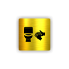 Cedule wc | Piktogram (čtverec)