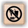 Piktogram - ZÁKAZ VSTUPU S JÍDLEM