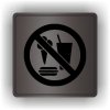 Piktogram - ZÁKAZ VSTUPU S JÍDLEM