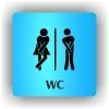 Cedule wc ženy, muži – plast (piktogram)