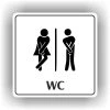 Cedule wc ženy, muži – plast (piktogram)