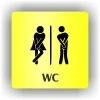 Cedule wc ženy, muži – plast (piktogram)