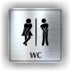Cedule wc ženy, muži – plast (piktogram)
