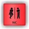 Cedule wc ženy, muži – plast (piktogram)