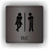 Cedule wc ženy, muži – plast (piktogram)