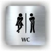 Cedule wc ženy, muži – plast (piktogram)