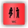 Cedule wc ženy, muži – plast (piktogram)
