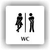 Cedule wc ženy, muži – plast (piktogram)
