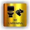 Piktogram - WC UMÝVÁRNA