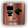 Piktogram - WC UMÝVÁRNA
