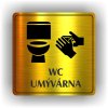 Piktogram - WC UMÝVÁRNA