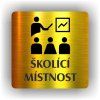 Cedule školící místnost – plast (piktogram)