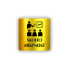 Cedule školící místnost | Piktogram (čtverec)