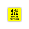 Cedule školící místnost | Piktogram (čtverec)