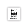Cedule školící místnost | Piktogram (čtverec)