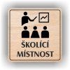Cedule školící místnost – plast (piktogram)