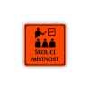 Cedule školící místnost | Piktogram (čtverec)