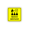 Cedule školící místnost | Piktogram (čtverec)