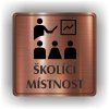Cedule školící místnost – plast (piktogram)