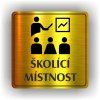 Cedule školící místnost – plast (piktogram)