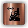 Cedule fitness – plast (piktogram)