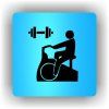 Cedule fitness – plast (piktogram)