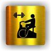 Cedule fitness – plast (piktogram)