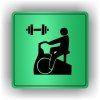 Cedule fitness – plast (piktogram)