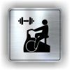 Cedule fitness – plast (piktogram)
