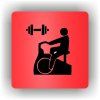 Cedule fitness – plast (piktogram)