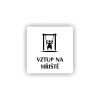 Cedule vstup na hřiště | Piktogram (čtverec)