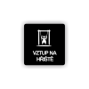 Cedule vstup na hřiště | Piktogram (čtverec)
