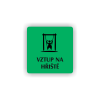 Cedule vstup na hřiště | Piktogram (čtverec)