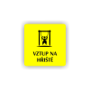 Cedule vstup na hřiště | Piktogram (čtverec)