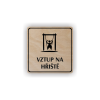 Cedule vstup na hřiště | Piktogram (čtverec)