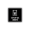 Cedule vstup na hřiště | Piktogram (čtverec)